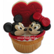 Mickey &Minnie Mouse Cupcake