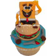 Sunger Bob Cupcake