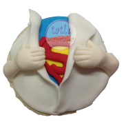 Superman Cupcake